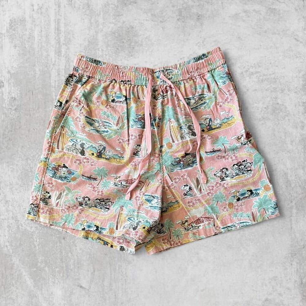 Peanuts x Reyn Spooner x Uniqlo Shorts 100% Cotton Women’s Size 4